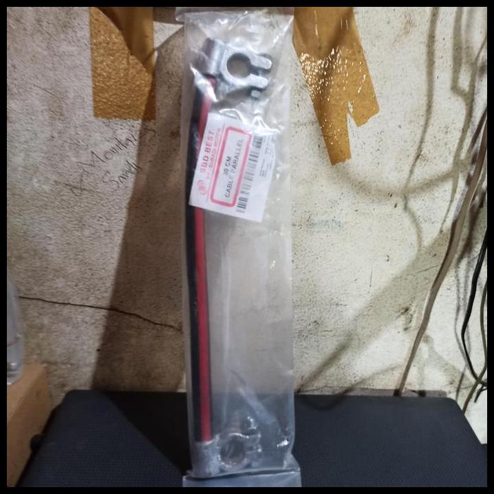 HOT DEAL KABEL PARAREL AKI MOBIL KABEL SAMBUNGAN AKI PANJANG 30CM
