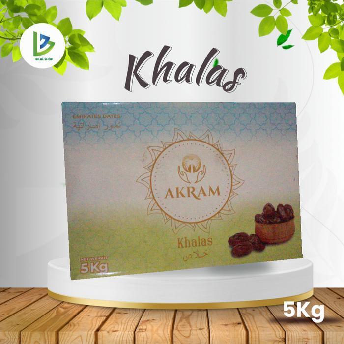 Kurma Khalas Akram - 5Kg - Khalas 5Kg- Kurma 5Kg