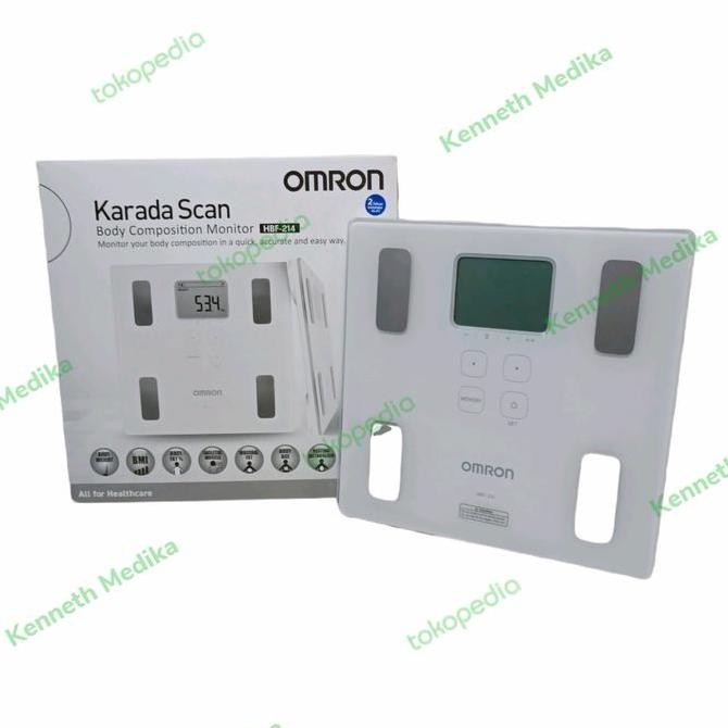 TERBARU Timbangan Omron HBF 214/Karada Scan Omron HBF 214