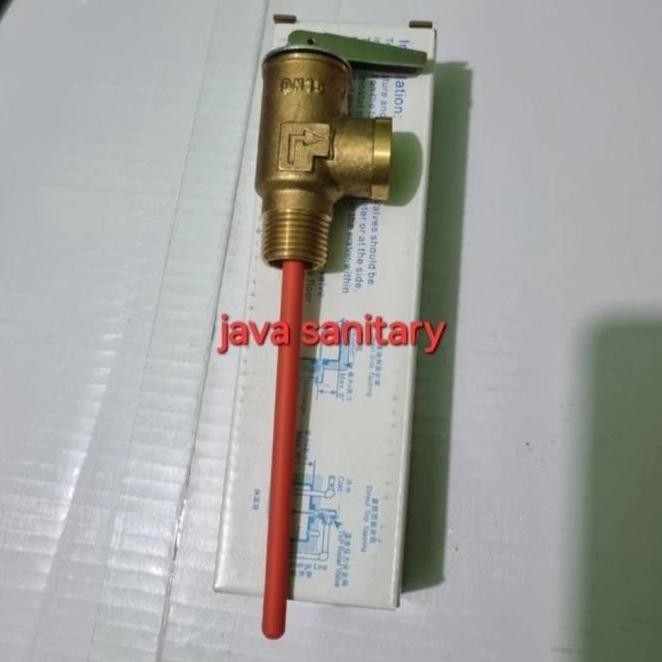 Safety Valve Wika Solahat Water Heater/Klep Pengaman Water Heater