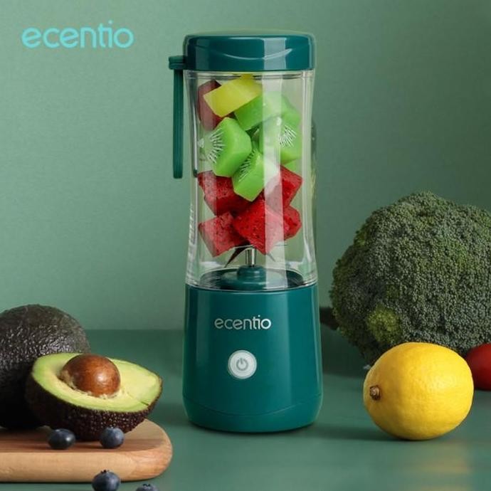 ecentio Juicer 6 pisau Blender mini Juicer portable 380ml