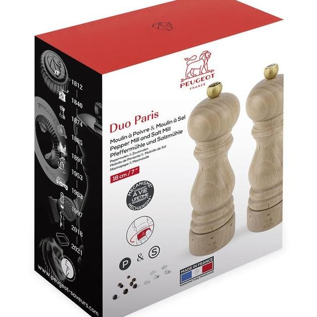Peugeot Paris Uselect Duo Pepper Mill 18Cm Gilingan Lada Garam