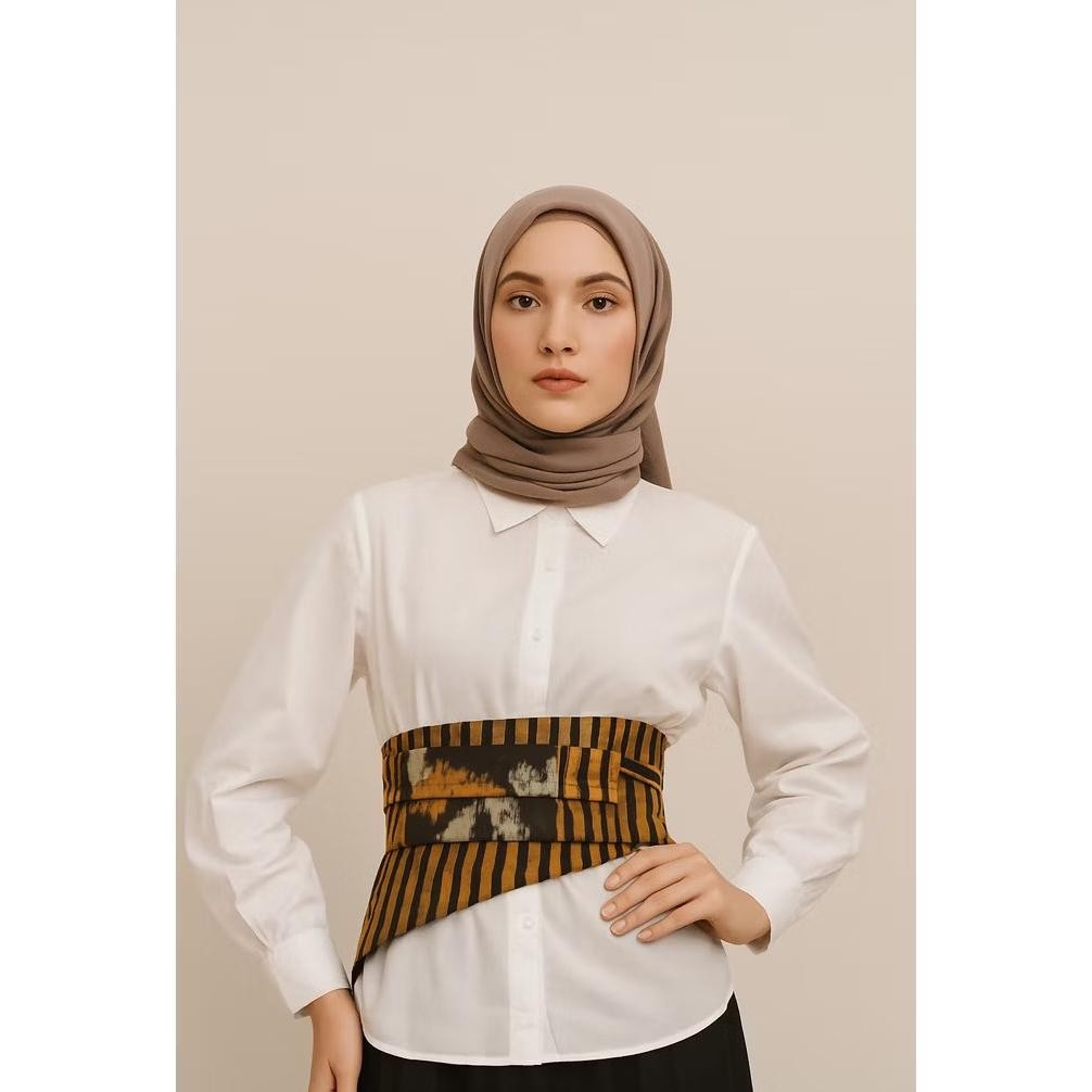 [Kecil Obi Belt Tenun - Obi Belt - Ikat Pinggang Tenun - Belt Wanita/Pria Ter-98