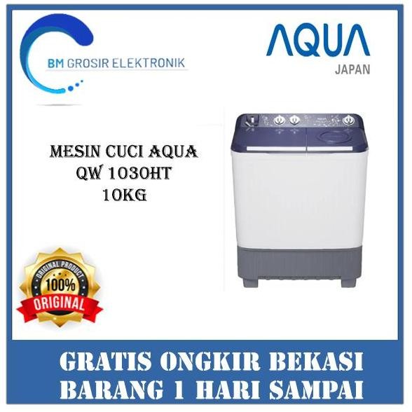 Promo AQUA MESIN CUCI QW 1030HT MESIN CUCI 2 TABUNG 10KG COD