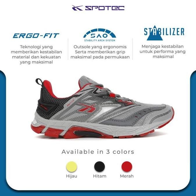 Sepatu Pria / Sepatu Running / Spotec / Raptor