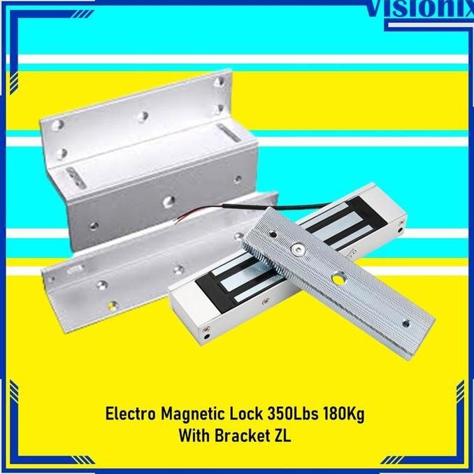 MAGNETIC LOCK 300 LBS EM LOCK 350 LBS - EMLOCK 300LBS 350LBS ORIGINAL DAN TERPERCAYA