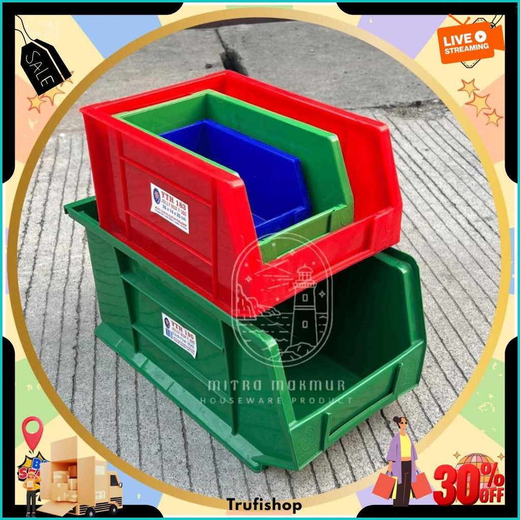 Kotak Box Aksesoris / Jolly Box Baut / Container Box Jolly Yth 100 200 300 400 Termurah Banget