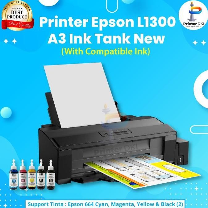 TERBARU - Printer Epson L 1300 Printer A3+ L1300 GARANSI RESMI