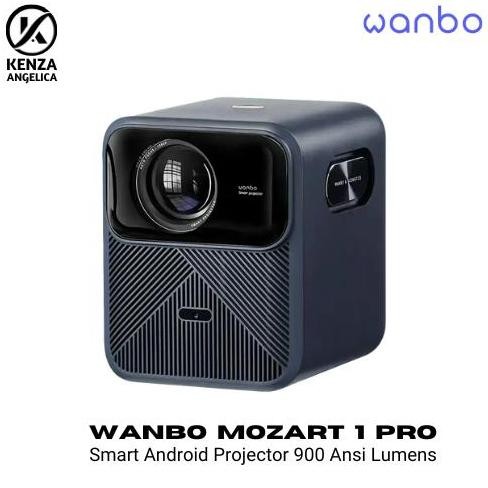 Awafash- WANBO MOZART 1 PRO - Smart Android Projector 900 ANSI Lumens - Support Auto Focus - Proyekt