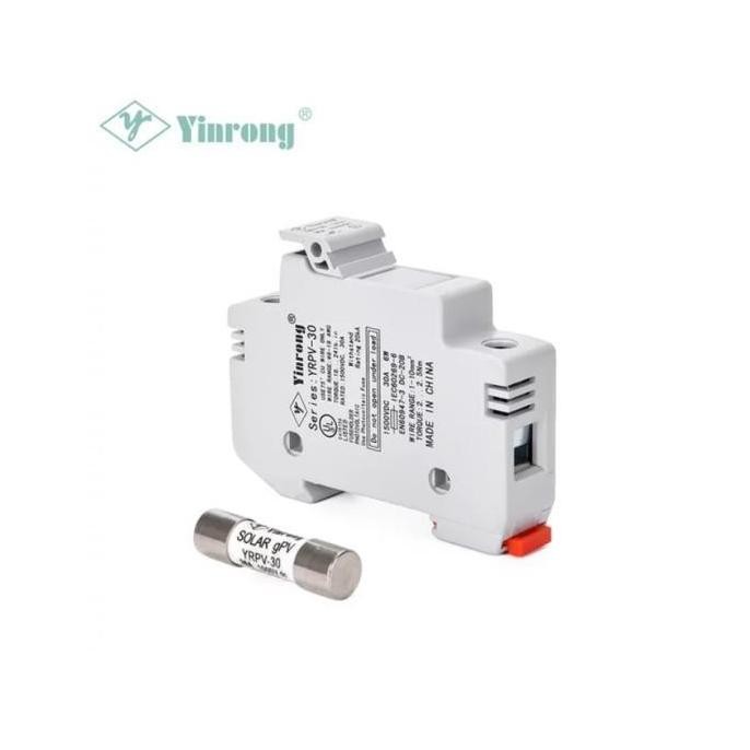 BECQUEREL- Solar PV Fuse Holder 1000VDC & PV Fuse 15-20-30A Solar Panel Surya