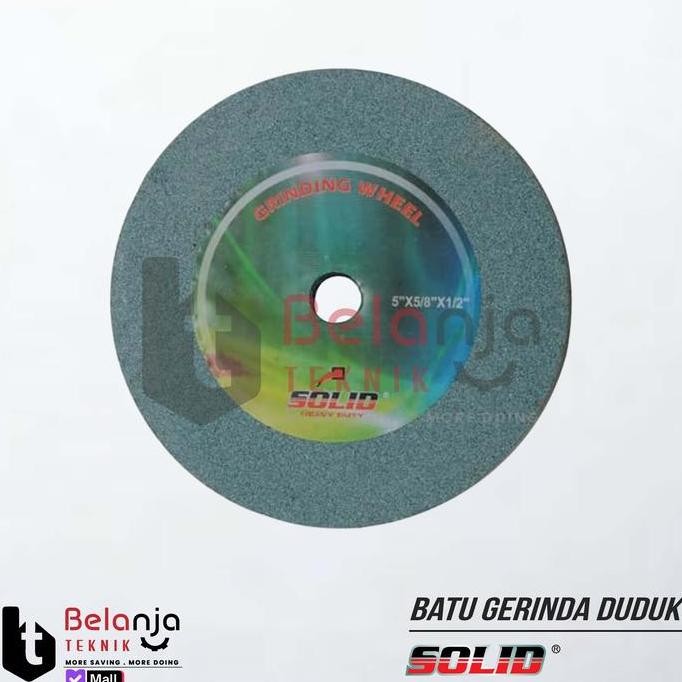 JINICHI- Solid Batu Gerinda Duduk 5" Inch Bench Grinder Batu Asah Poles 5 In