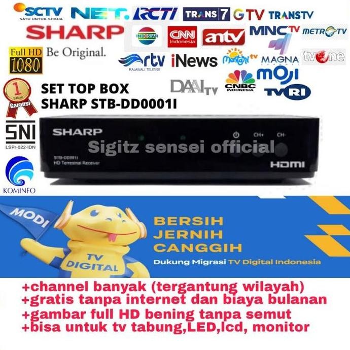 set top box Sharp DD001i STB tv digital setopbox