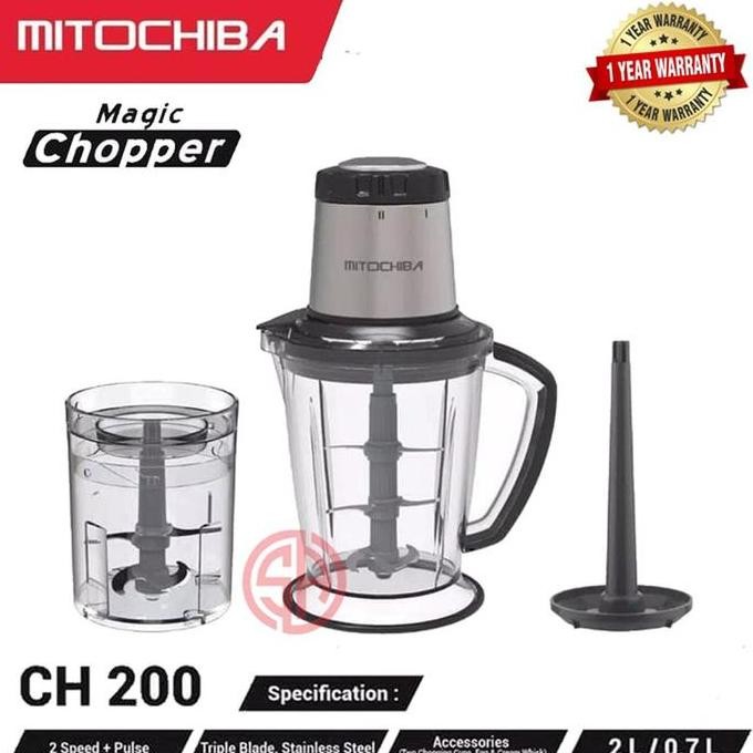 Mitochiba CH 200 Food Chopper Blender Bumbu dan Daging CH200 100% Ori