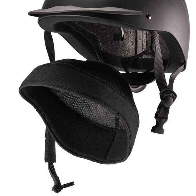 Fouganza Helm Berkuda Hitam 500 Decathlon - 8595606