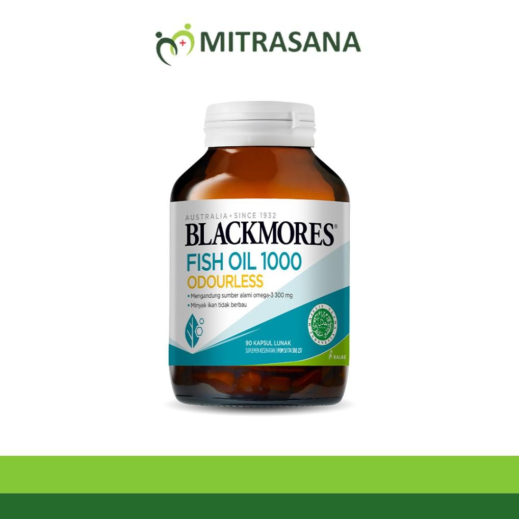Blackmores Odourless Fish Oil 1000 90 Kapsul Original