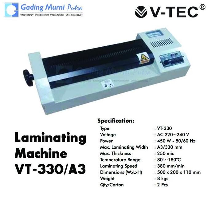 MESIN LAMINATING V-TEC VT-330 / A3