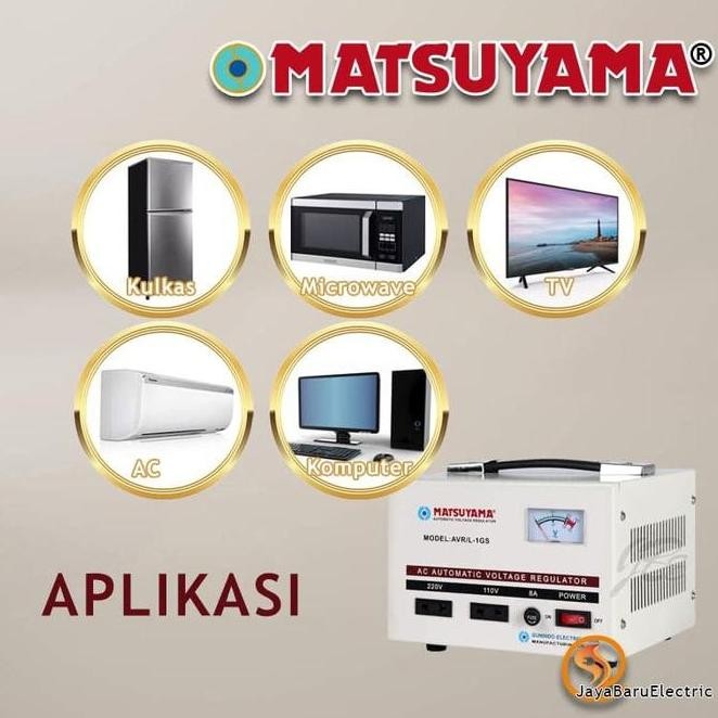 Stabilizer Stavol Avr Matsuyama Stavolt 1000 Watt 1Kva Avr/L-1Gs