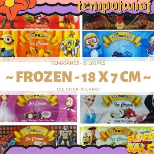 GROSIR Kemasan Es Krim Sti, Bungkus Es Krim Stik, Plastik Es Krim Stik TAYO