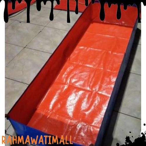 Termurah TERPAL KOLAM IKAN  A5 1,50x0,50x0,50/Terpal ikan mini/Terpal kolam kotak/Terpal kotak