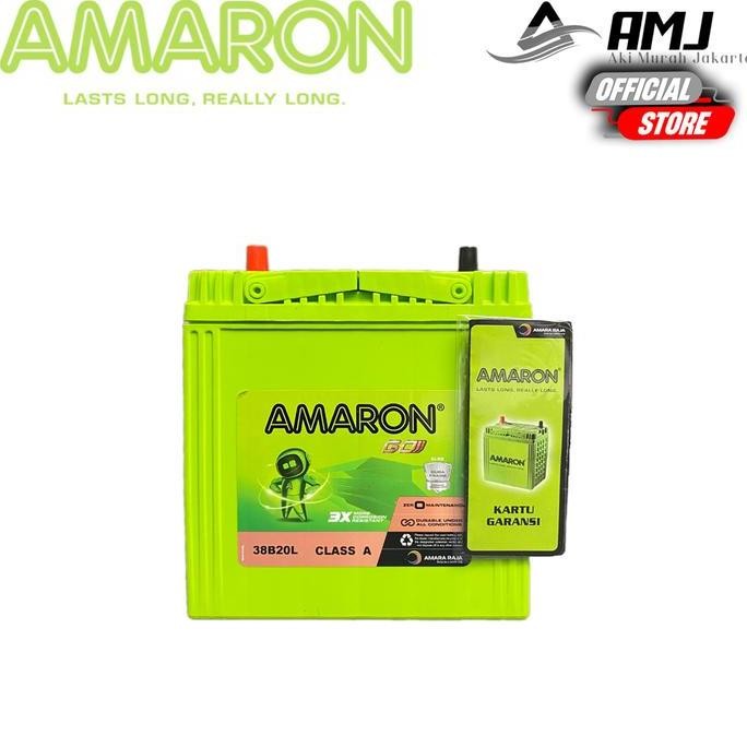 '' Amaron GO Aki Mobil Daihatsu Sigra NS40ZL / 38B20L - 35Ah Aki Kering ''