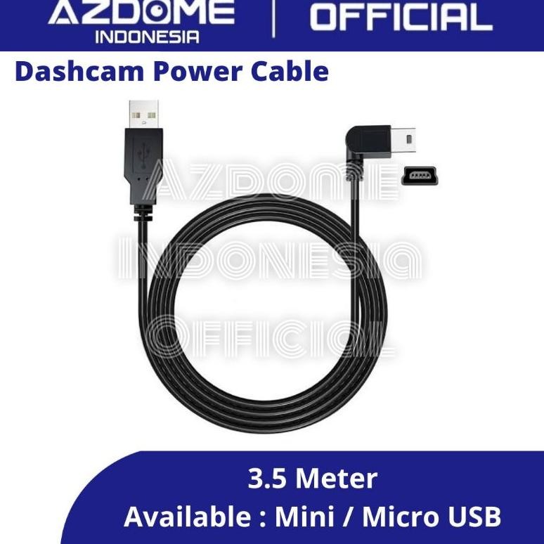 Kabel Micro / Mini USB 3.5M Untuk Dashcam / HP / CCTV kamera cctv