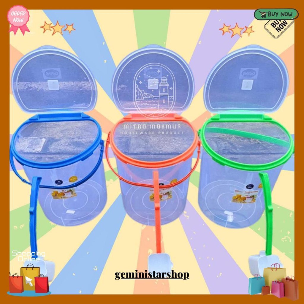 Shinpo - Toples Gayung 20 Liter Toples Es Buah Toples Es Kelapa Akuarium Es Toples Plastik Cod