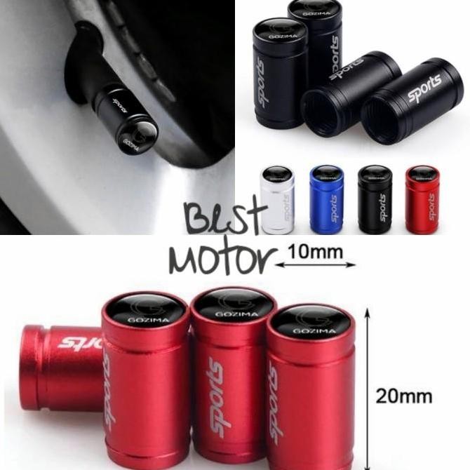 Tutup Pentil Ban Mobil Variasi Sport Mobil Full CNC Isi 4Pcs