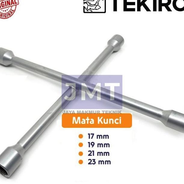 Tekiro Kunci Roda Palang Ban Mobil 14 Mata Kunci 17Mm 19Mm 21Mm 23Mm