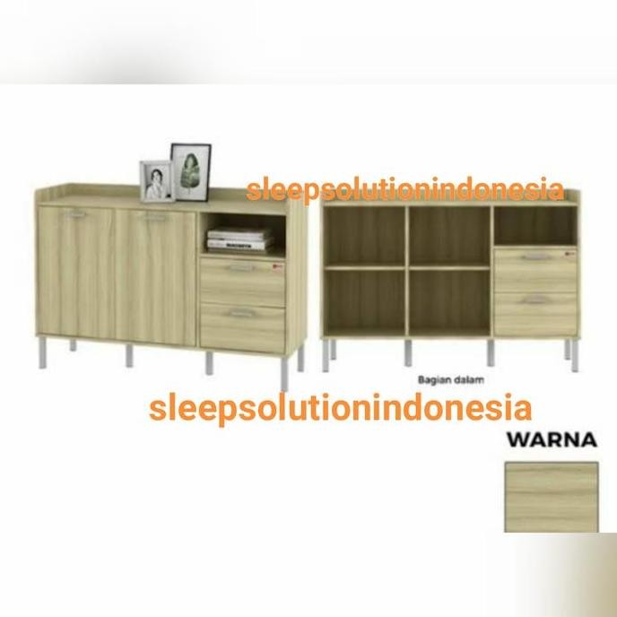 SLEEPSO Buffet Serbaguna Minimalis 120 + Laci