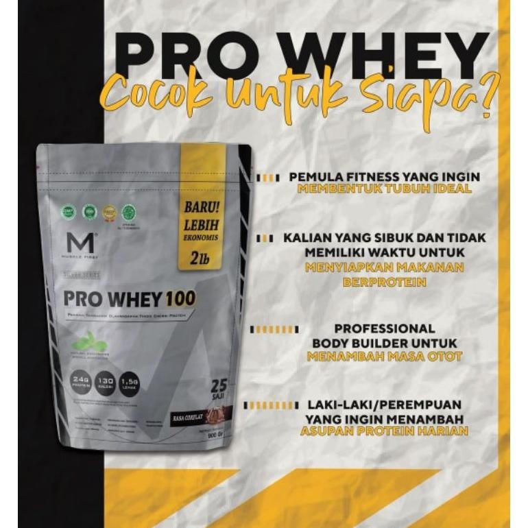 [Promo] M1 Pro Whey Prowhey 2 Lbs 2Lb Bpom Halal Susu Protein Gym Pemula Original
