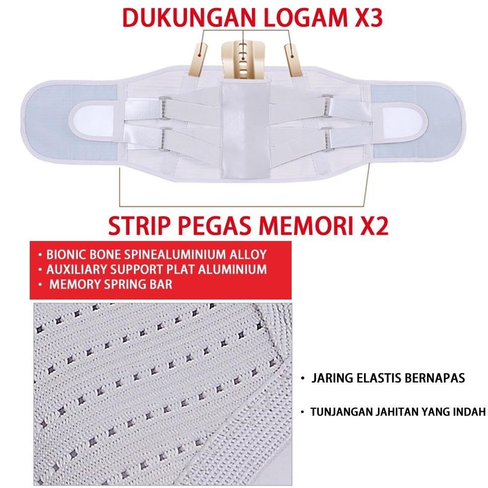 [Rintisanlaut] Sabuk Dukungan Korset Lumbal untuk Meringankan Sakit Punggung, Tulang Belakang, dan S