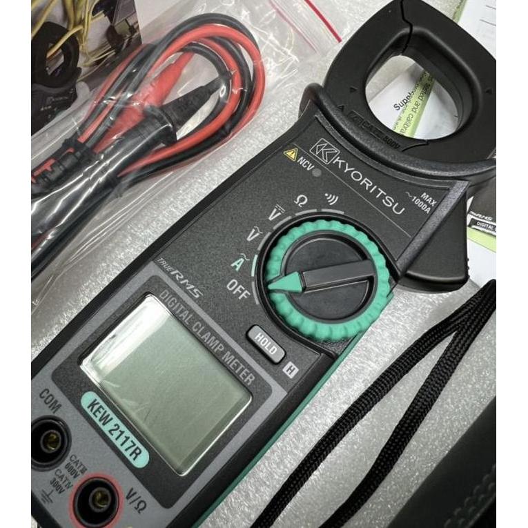 NEW - kyoritsu 2117r tang amper digital clamp meter tang amper