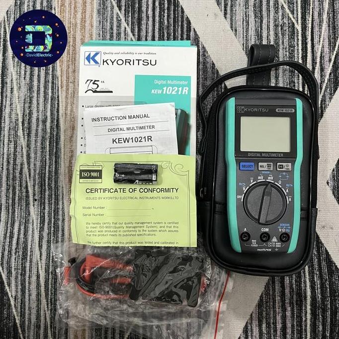 TERMURAH - Kyoritsu KEW 1021R True RMS Digital  Multimeter 1021 R ganti kew 1020r