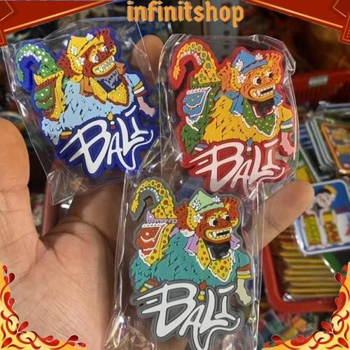 GROSIR Magnet Karet Tradisi Bali - Magnet Karet Barong Bali - Magnet Pulau Bali - Magnet Kulkas Bali