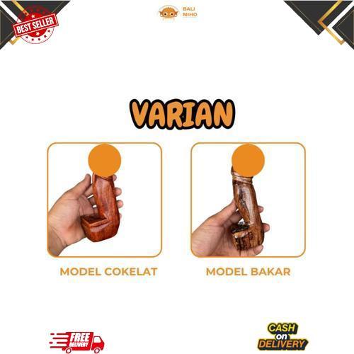 Paling Murah Asbak Bali Mini 15 cm - asbak rokok bali medium - Asbak Bali Kayu - Dekorasi Asbak Bali