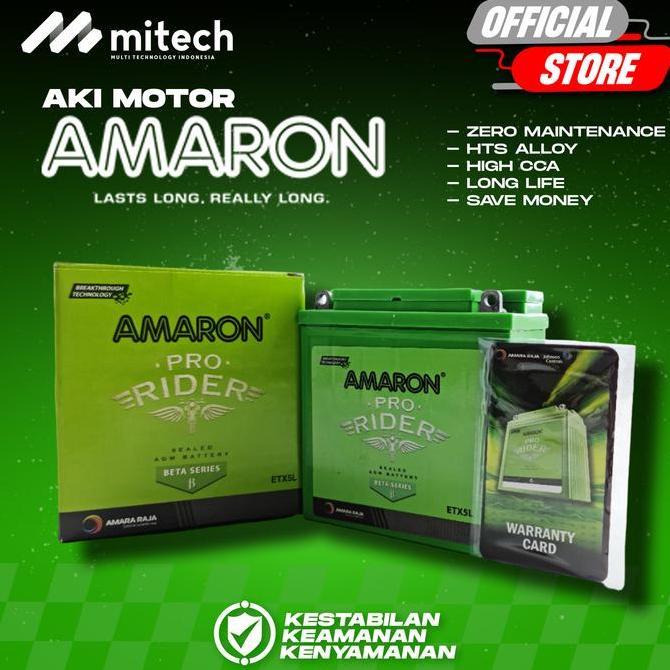 [ Amaron Aki Kering Motor Suzuki Smash ETX5L / GM5Z-3B / YB5L [