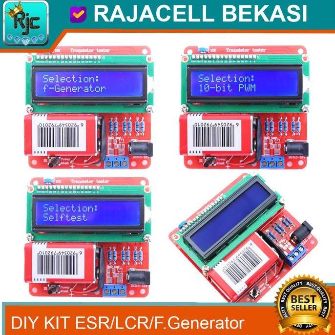 DIY KIT ESR Meter LCR Meter Signal PWM Generator Frekuensi Meter