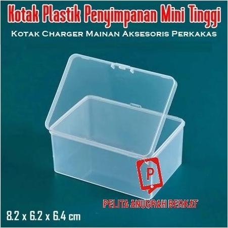 Kotak Plastik Penyimpanan Mini Travel Organizer Harddisk Baterai