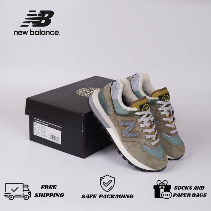 Sepatu New Balance 574 Legacy Stone Island