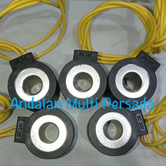 PROMO DISKON - COIL SOLENOID HYDRAULIC LOBANG 13mm PANJANG 37mm DC 24V DC 12V / COIL
