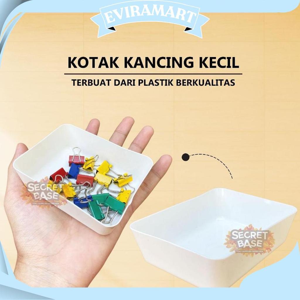 Kotak Kancing Kecil - Kotak Serbaguna / Tempat Pulpen / Kotak Obat Aksesoris Promo Puncak