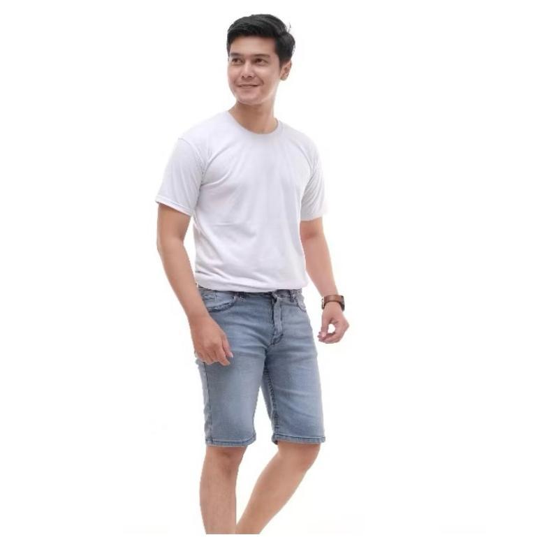 Terbaik (BELI 1 GRATIS 1) Celana Jeans Pendek Pria 2023 TERBARU DI TOKO SHARAHCOLLECTION ,.
