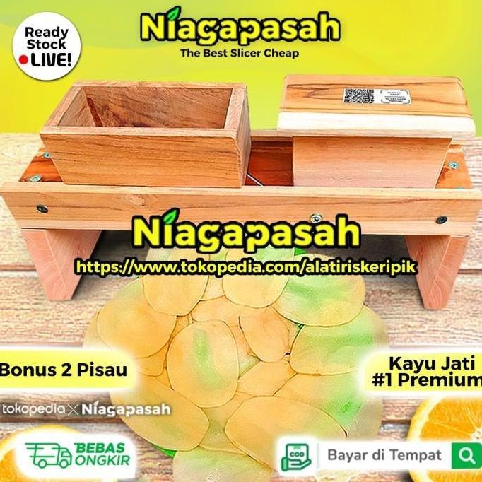 Alat Pengiris Bawang Merah dari Kayu Jati