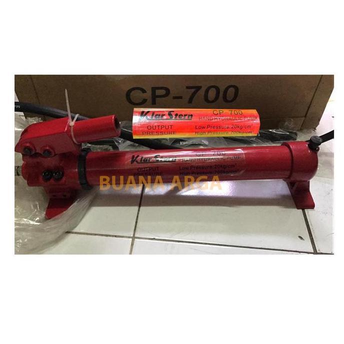 Pompa busbar Hydraulic hidrolik Hand Pump CP-700 KlarStern manual