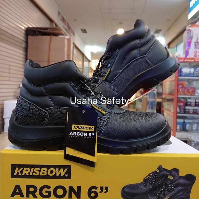 Sepatu Safety Krisbow Argon 6" Original Promo