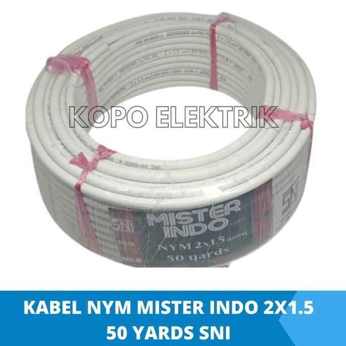 Kabel Tunggal 2x1.5 Kabel Kawat 2x1,5