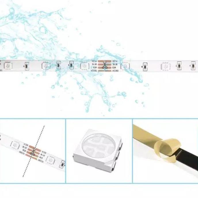 Paket LED STRIP RGB 15M SMD 5050 3528 2835 IP44 OUTDOOR