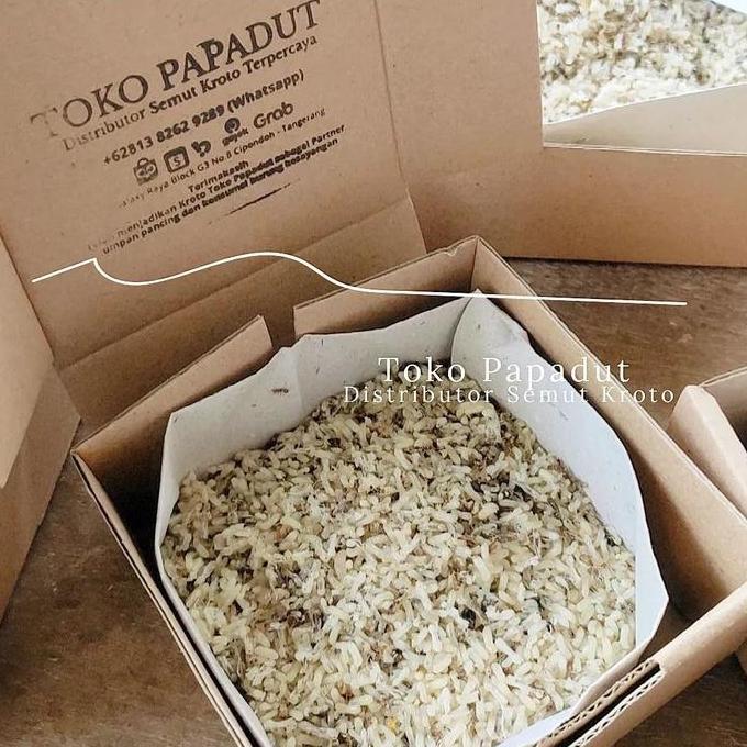 KROTO SUPER, KERING / PERA. MAKANAN BURUNG, UMPAN PANCING, 1/2 KG