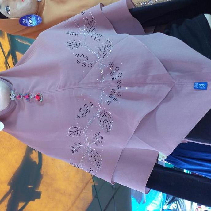 DE109 >> khimar 2 layer payet daun hitam Sutra Poliester Bisnis Pernikahan Santai Sore Hari Ceruty M