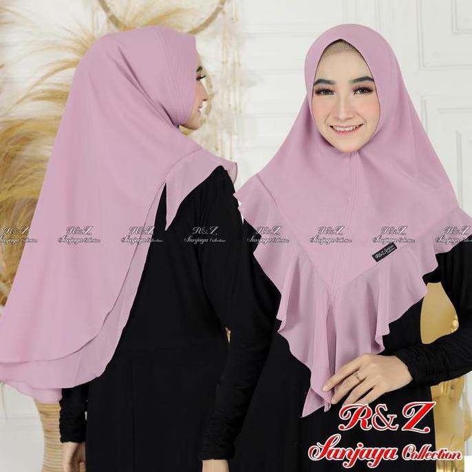 DB11 >> KHIMAR MALIKA CERUTY 2 LAYER ORIGINAL R&Z SANJAYA COLLECTION TERLARIS Ceruti Rempel Instan M